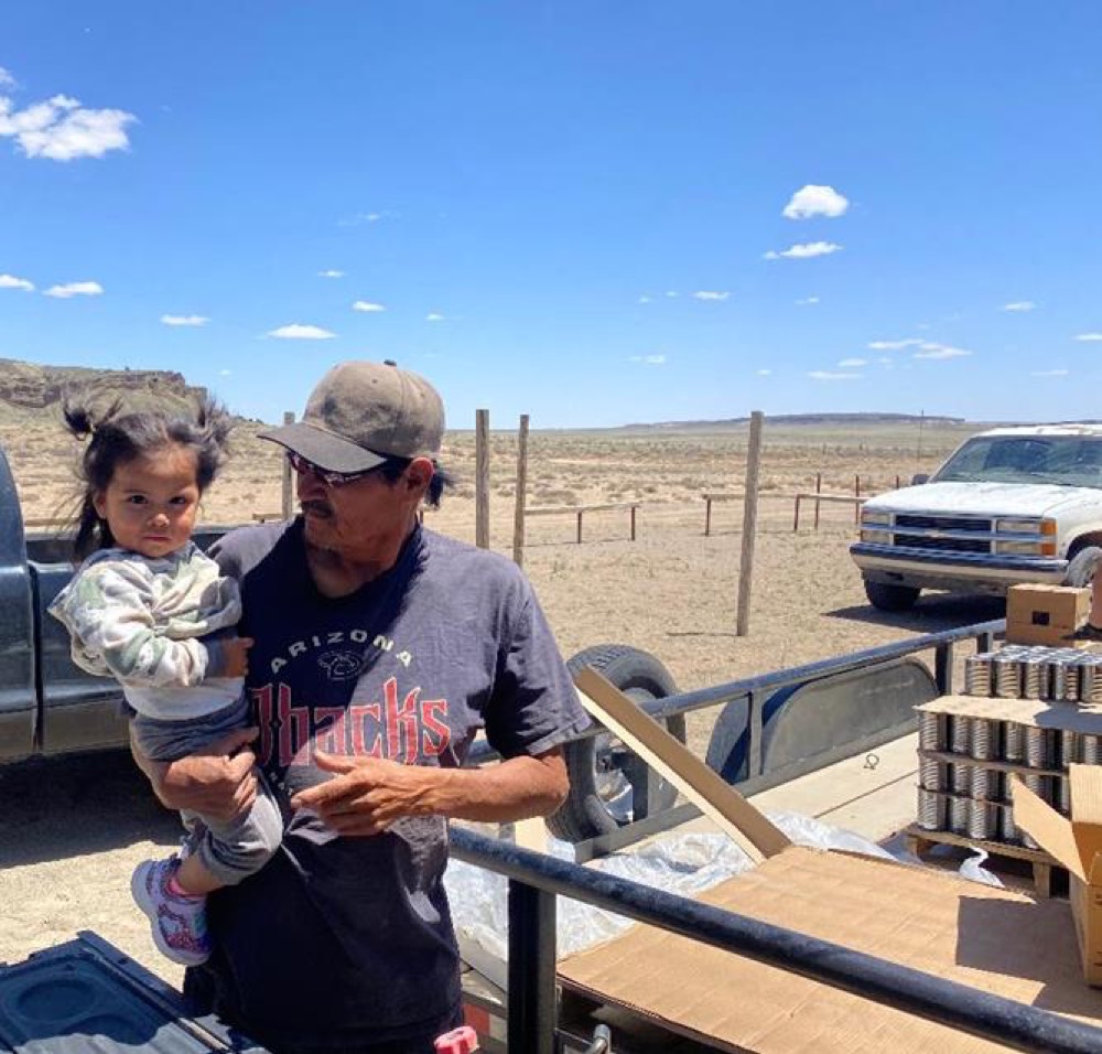 Little girl on indigenous peoples Land