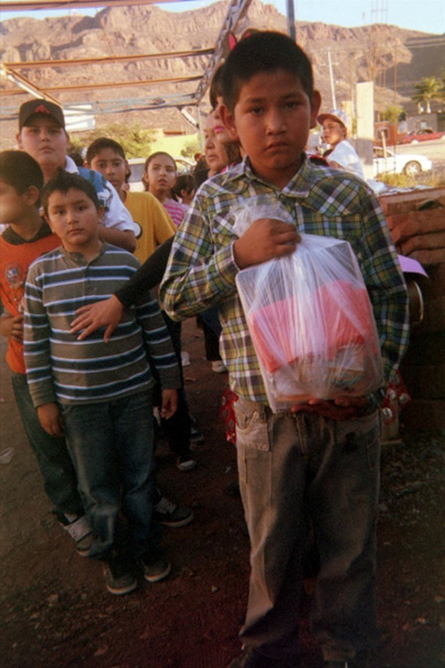 Boy with Gift