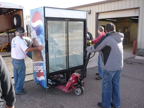 Holbrook Warehouse Gets a Refrigerator!